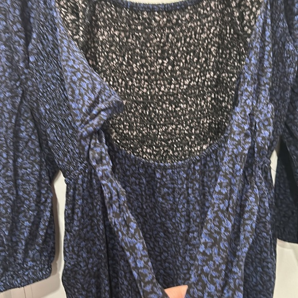 Madewell Blue Floral Tie-back Jumpsuit - Picture 9 of 12